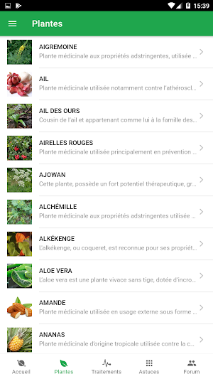Plantcinales Plantes Medicinales Screenshot 3