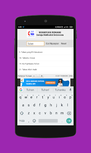 Nyanyian Rohani Methodist (NRM) Lengkap Screenshot 2