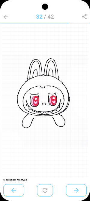 how to draw Labubu Screenshot 0