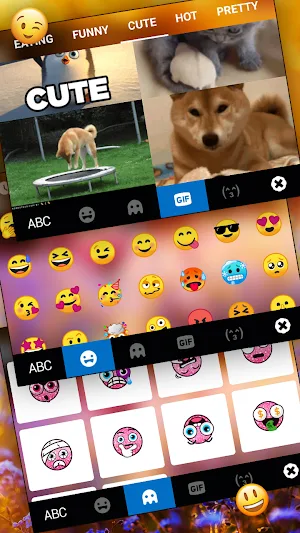 Sunshine Flowers Keyboard Background Screenshot 3
