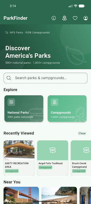 ParkFinder Screenshot 2