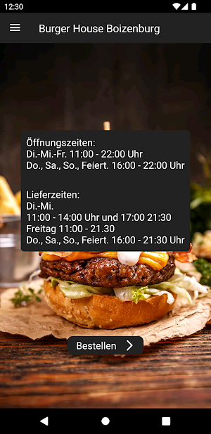 Burger House Boizenburg Screenshot 0