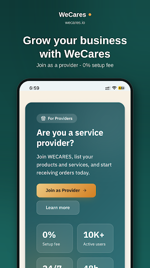 WeCares Screenshot 2