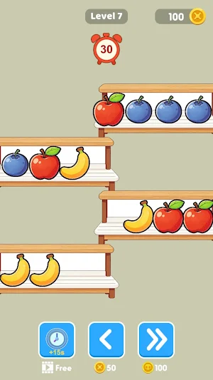Fruit Sort Puzzle Screenshot 1