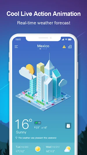 Weather Forecast & Local Radar - Nuts Weather Screenshot 0