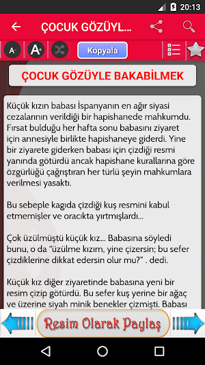 Eğitici Düşündürücü Hikayeler Screenshot 2