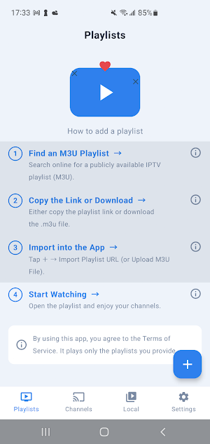 Smart OTT Player Screenshot 1