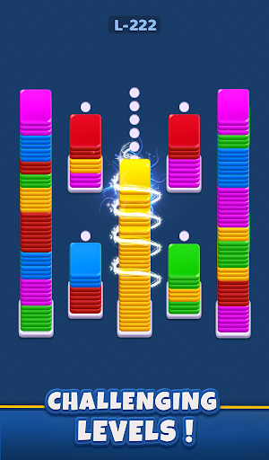 Card Shuffle 3D : Color Sort Screenshot 2