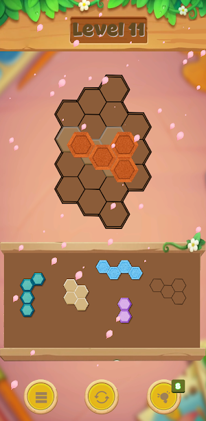 Hex Connect: Fill the Shapes Screenshot 0