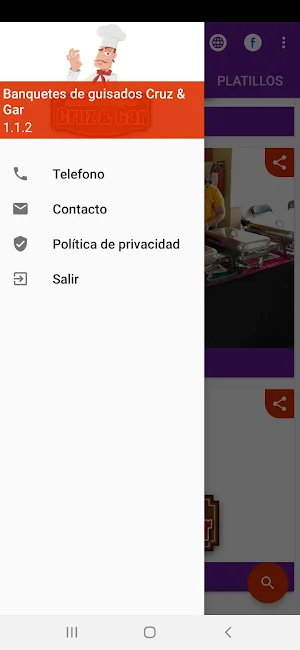 Banquetes de guisos Cruz & Gar Screenshot 1