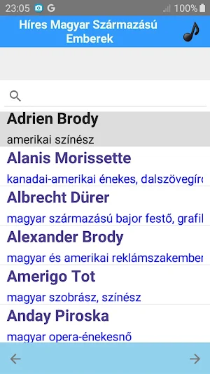 Híres Magyar Származ. Emberek Screenshot 1
