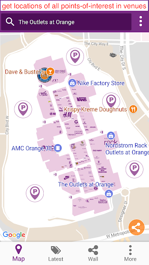 InMapz indoor navigation airport maps, mall maps Screenshot 2
