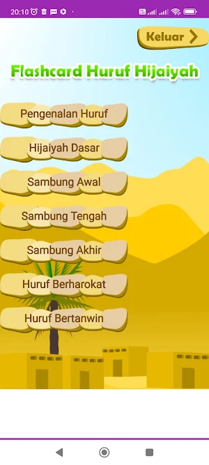 Flashcard Huruf Hijaiyah Screenshot 0