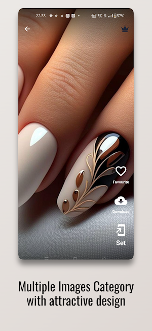Feathered Flair Nail Design Screenshot 1