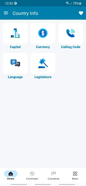 Country Details Screenshot 0