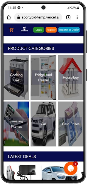 SportyBid Screenshot 0