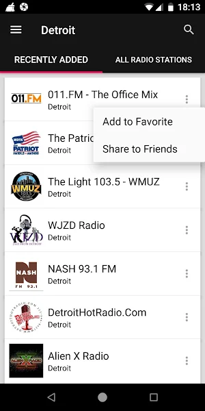 Detroit Radio Stations - Michigan, USA Screenshot 1
