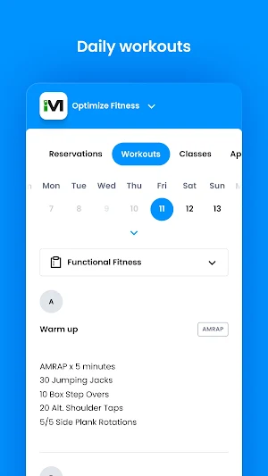Optimize Fitness Screenshot 3
