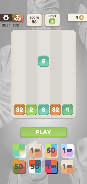 2048: Merge Blocks Screenshot 2
