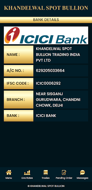 Khandelwal Spot Bullion Screenshot 2
