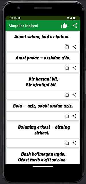 Maqollar toplami Screenshot 1