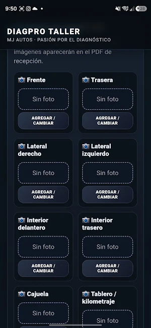 DiagPro Taller Screenshot 2