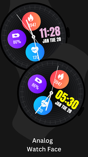 Analog Watch Face-WF3 Screenshot 0