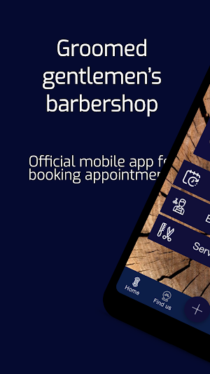 Groomed gentlemen’s barbershop Screenshot 0