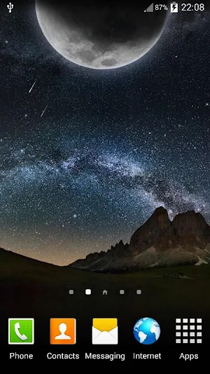 Star Night Live Wallpaper Screenshot 1