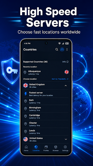 VPN Browser: Proxy & Privacy Screenshot 2