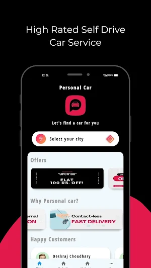 Personal Car - Self Drive Car Screenshot 0