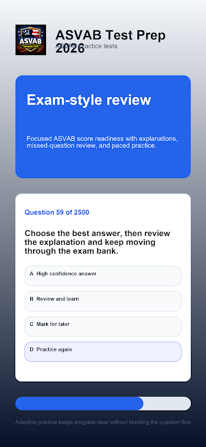 ASVAB 2026 Prep Pro Screenshot 2