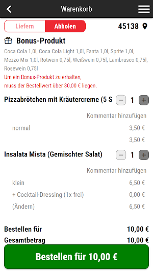 Pizzeria Venezia Steeler Str Screenshot 1