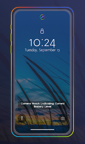 Energy Ring  Bar - Galaxy S10 Battery indicator Screenshot 1
