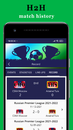 Info Russian Premier League Screenshot 3