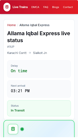 Pakistan Live Trains Screenshot 2