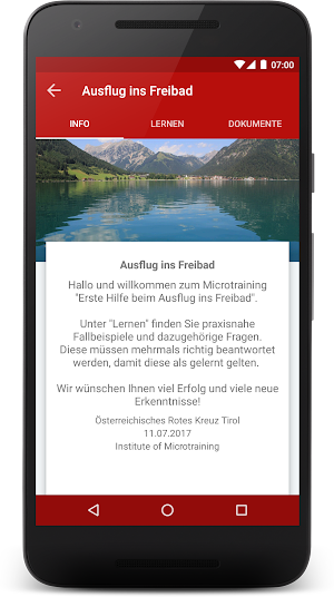 Erste Hilfe Microtraining - Rotes Kreuz Tirol Screenshot 1