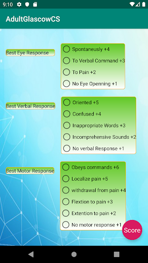 Glasgow Coma Scale Screenshot 1