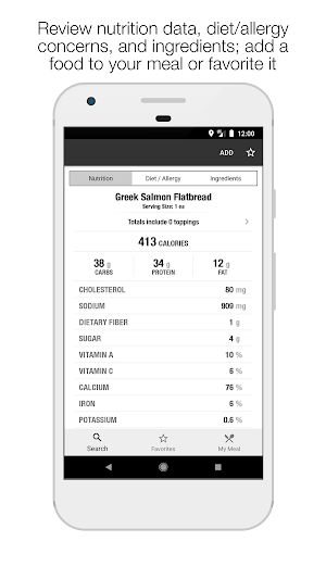 Nutrition - Florida Tech Screenshot 2