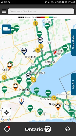 Ontario 511 Screenshot 1