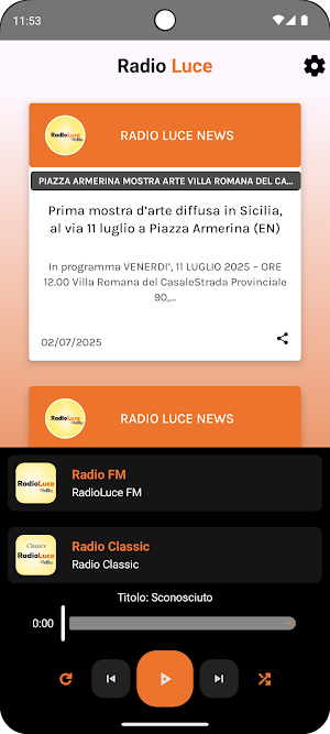 Radio Luce Barrafranca Screenshot 2
