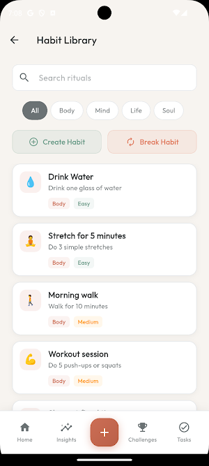 Habit to Ritual Screenshot 1