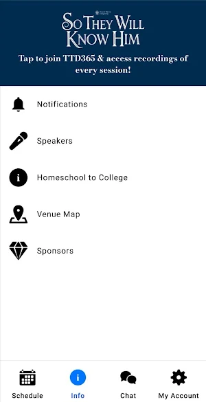 Teach Them Diligently: Events Screenshot 1