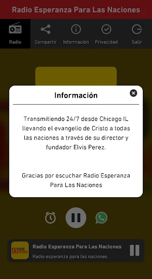 Esperanza Para Las Naciones Screenshot 1