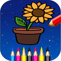 Flower Coloring Book