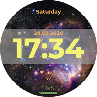 Cosmic Nebula Watch Face