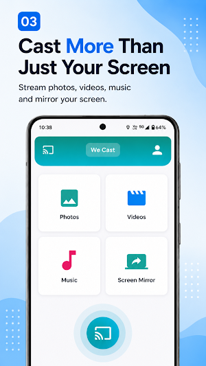 WeCast:TV Cast & Screen Mirror Screenshot 2