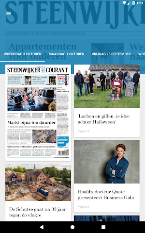 Steenwijker Courant digitale krant Screenshot 0