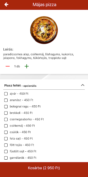 Vigáni Pizzéria Screenshot 2