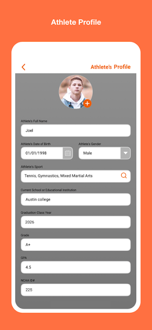 MyAthlete360 Screenshot 1